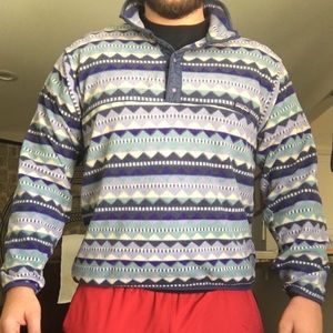 Patagonia jacket.Micro D snap T fleece pullover XL